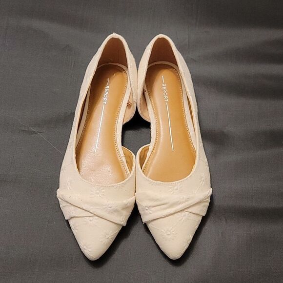 BRAND NEW REPORT POINTED D'ORSAY BALLET FLATS - Picture 2 of 15